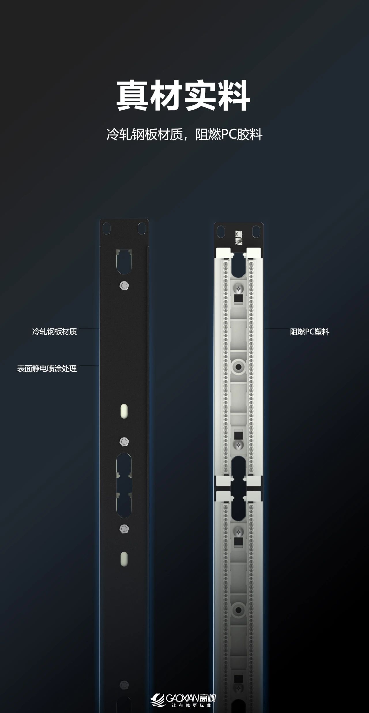 真材实料 冷轧钢板材质 阻燃PC胶料